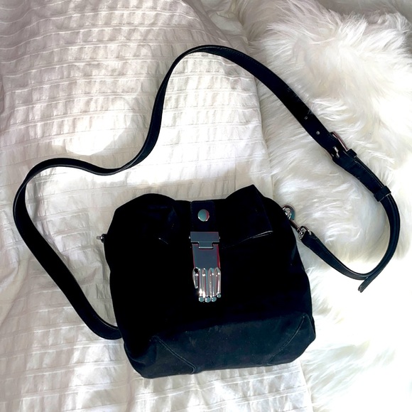 Opening Ceremony Handbags - Opening Ceremony Athena Lunch Bag - Calfskin Suede